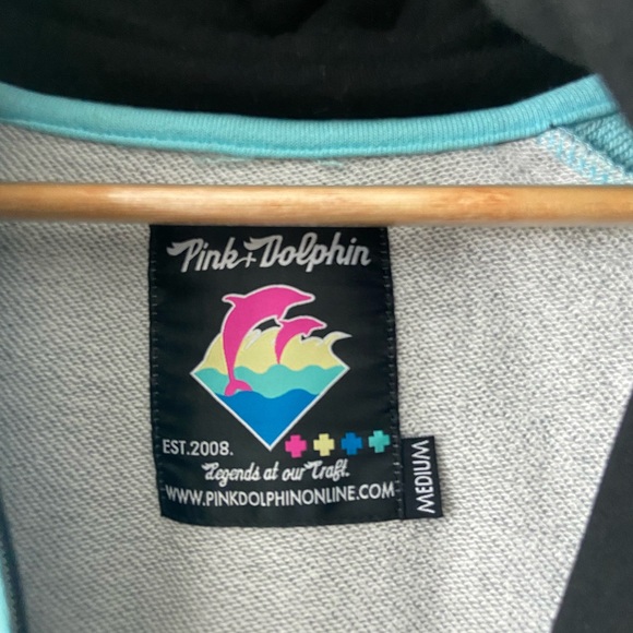 PINK DOLPHIN JACKET SIZE MEDIUM - MULTI COLORS - Picture 6 of 9